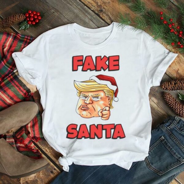 Christmas Trump fake santa t shirt