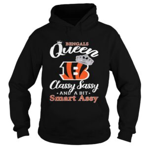 Cincinnati Bengals Queen Classy Sassy and a bit Smart Assy shirt Cincinnati Bengals Queen Classy Sassy and a bit Smart Assy shirt