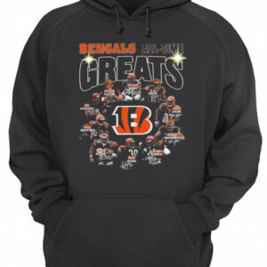Cincinnati Bengals all time great players signatures shirt 2 Cincinnati Bengals all time great players signatures shirt 3