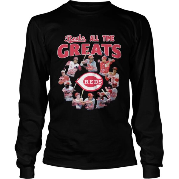 Cincinnati Reds Alltime Greats Players Signatures shirt