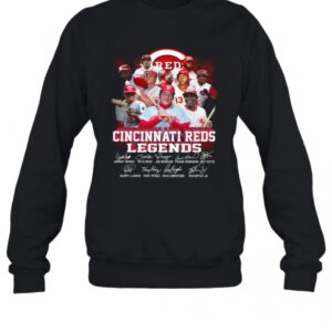 Cincinnati Reds Legends Players Signatures T-Shirt