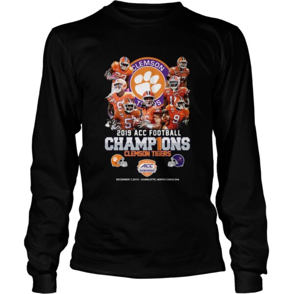 Clemson Tigers 2019 ACC Football Champions shirt