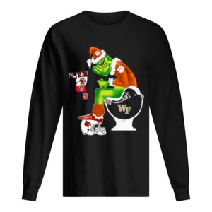 Clemson Tigers Grinch Santa Cardinals Arizona Wake Forest Demon Deacons Toilet shirt Clemson Tigers Grinch Santa Cardinals Arizona Wake Forest Demon Deacons Toilet shirt