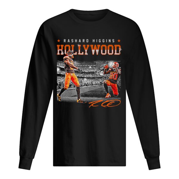 Cleveland Browns Rashard Higgins Holly Wood signature shirt