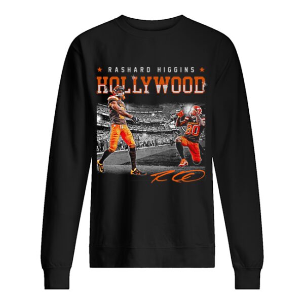 Cleveland Browns Rashard Higgins Holly Wood signature shirt