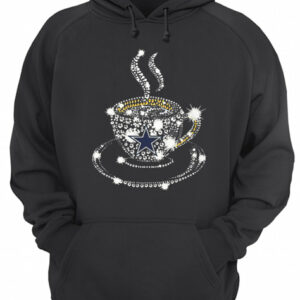 Coffee Dallas Cowboys rhinestone shirt 2 Coffee Dallas Cowboys rhinestone shirt 3