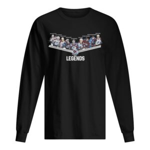 Colorado Avalanche Ice Hockey Milan Hejduk Adam Foote Joe Sakic Alex Tanguay Legends Signatures shirt Colorado Avalanche Ice Hockey Milan Hejduk Adam Foote Joe Sakic Alex Tanguay Legends Signatures shirt
