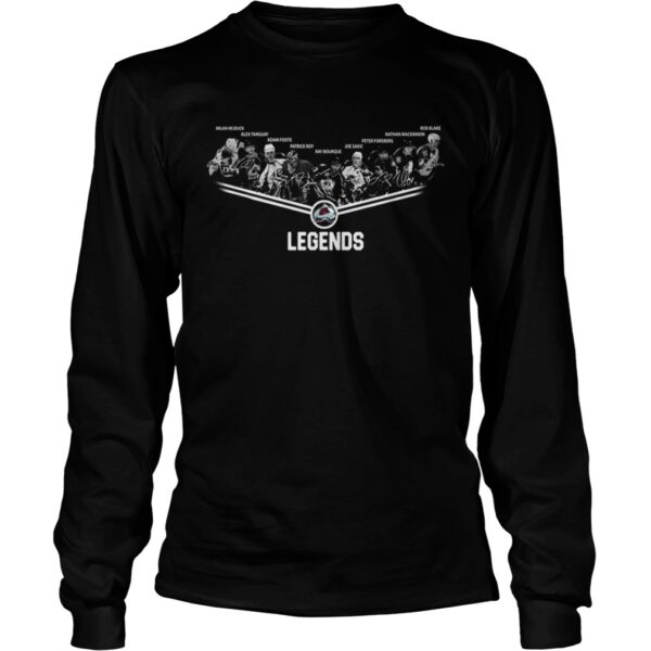 Colorado Avalanche Legends team signature shirt