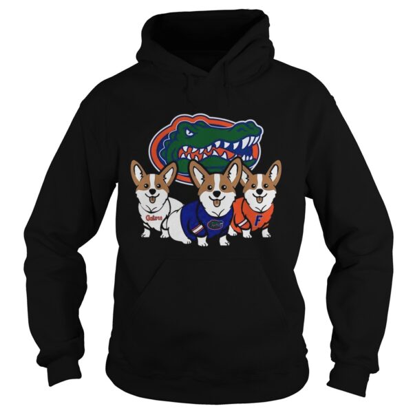 Corgi and Florida Gators shirt