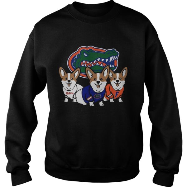 Corgi and Florida Gators shirt