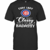 Cubs Lady Sassy Classy And A Tad Badassy T-Shirt