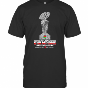 Cup Rose Bowl Champions Alabama Crimson Tide T-Shirt