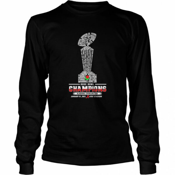 Cup Rose bowl champions Alabama Crimson Tide shirt