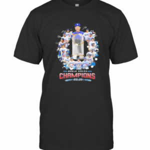 Cup World Series Champions Los Angeles Dodgers 2020 Signatures T-Shirt