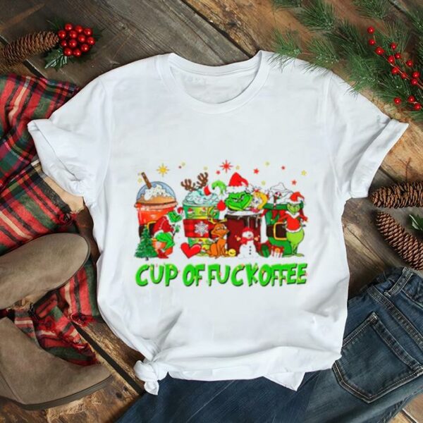 Cup coffeegrinch winter Christmas 2023 shirt