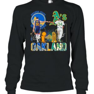 Curry Golden State Warriors and Stewart Oakland Athletics Oakland signatures shirt Curry Golden State Warriors and Stewart Oakland Athletics Oakland signatures shirt