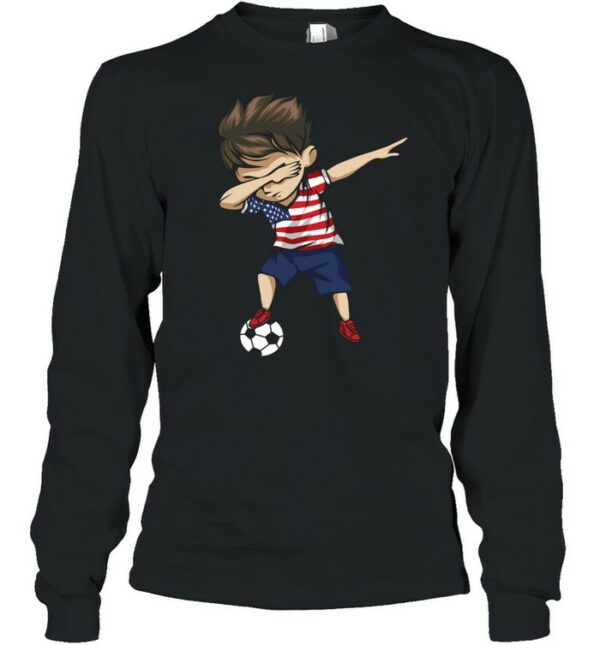 Dabbing Soccer Boy United States Jersey USA Football shirt