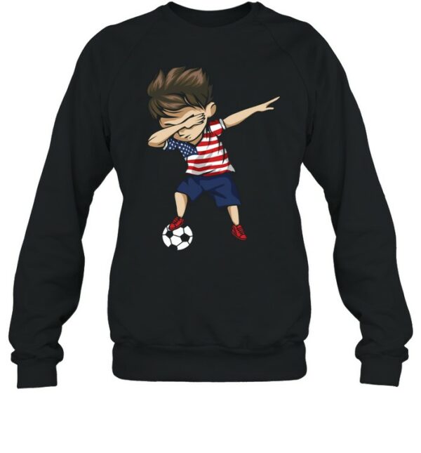 Dabbing Soccer Boy United States Jersey USA Football shirt