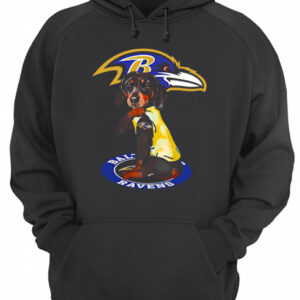Dachshund Baltimore Ravens shirt 2 Dachshund Baltimore Ravens shirt 3