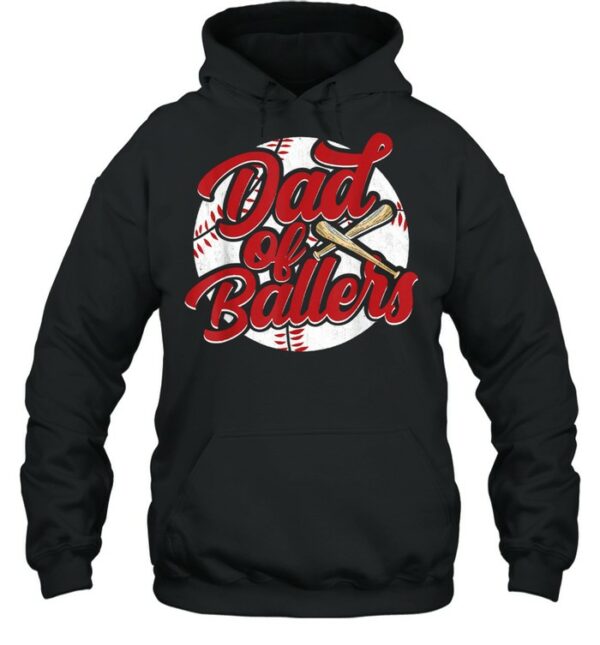 Dad Of Ballers Baseball Softball Shirt