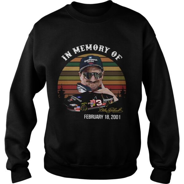 Dale Earnhardt In Memory Of February 18 2001 Vintage shirt