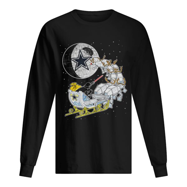 Dallas Cowboy Star Wars Christmas Darth Vader Santa’s Sleigh shirt