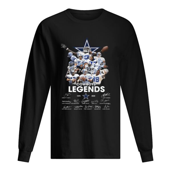 Dallas Cowboy Team legends 1878-2020 signatures shirt