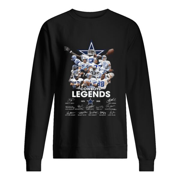 Dallas Cowboy Team legends 1878-2020 signatures shirt