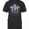 Dallas Cowboys 60Th Anniversary 1960 2020 Signatures T-Shirt