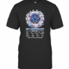 Dallas Cowboys 61St Anniversary Thank You For The Memories Signatures T-Shirt