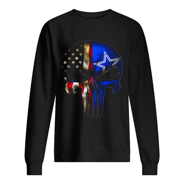 Dallas Cowboys And American Flag Veteran Skull shirt