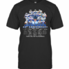 Dallas Cowboys Football Team 60Th Anniversary 1960 2020 Thank You For The Memories Signatures T-Shirt