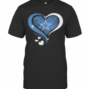 Dallas Cowboys Hearts Diamond T-Shirt