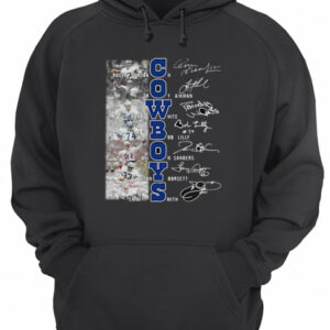 Dallas Cowboys Roger Staubach Troy Aikman Randy White Signatures shirt 2 Dallas Cowboys Roger Staubach Troy Aikman Randy White Signatures shirt 3