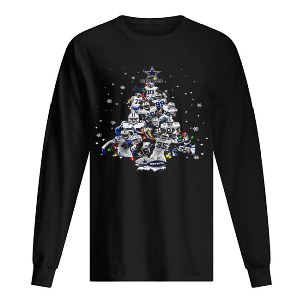 Dallas Cowboys all player Christmas Tree shirt