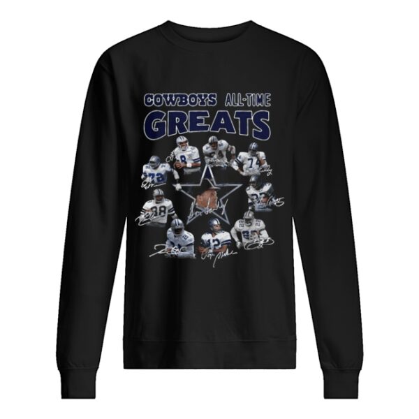 Dallas Cowboys all time Greats team signature shirt