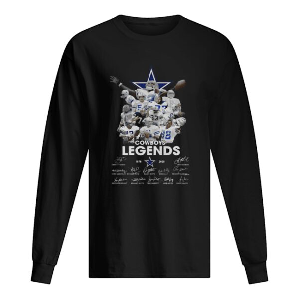 Dallas Cowboys legends team 1878 2020 signatures shirt