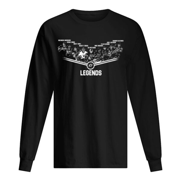 Dallas Stars Legends team signatures shirt