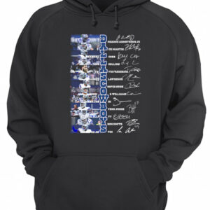 Dallas cowboys football team players signatures shirt 3