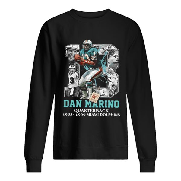 Dan Marino Quarterback 1983 1999 Miami Dolphins Legend Football Number 13 shirt