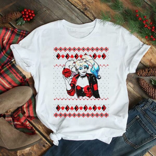 Dc Comics Christmas Harley Quinn Ugly Sweater T shirt