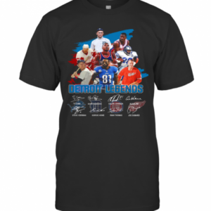 Detroit Legends Detroit Sports Team Logos T-Shirt