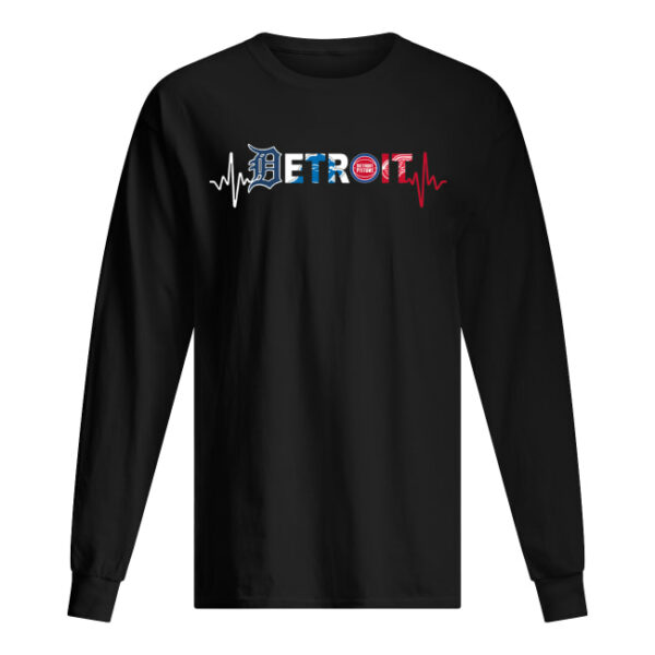 Detroit Pistons heartbeat shirt