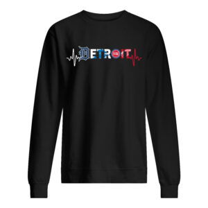 Detroit Pistons heartbeat shirt 1 Detroit Pistons heartbeat shirt 2