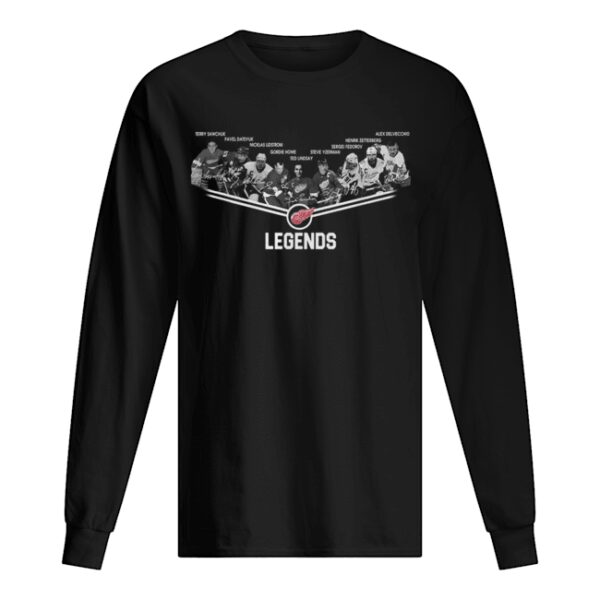 Detroit Red Wings Legends team player shirt