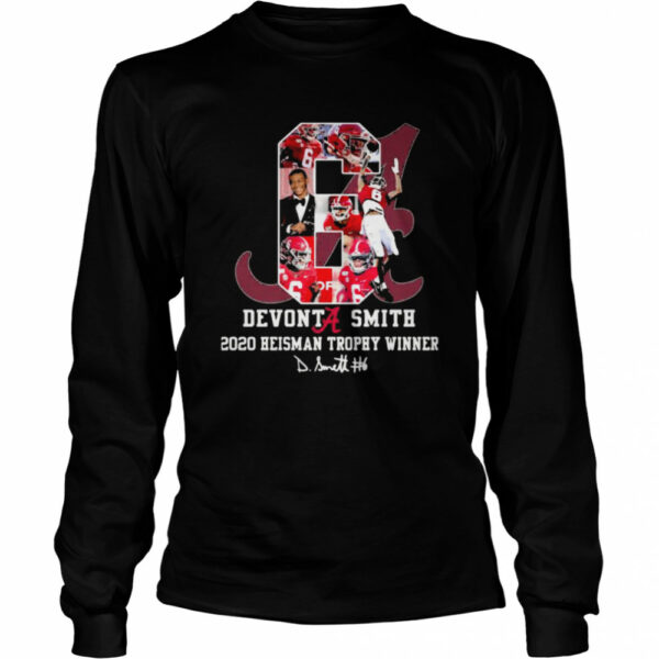 Devonta Smith 2020 Heiman Trophy Winner Signature shirt