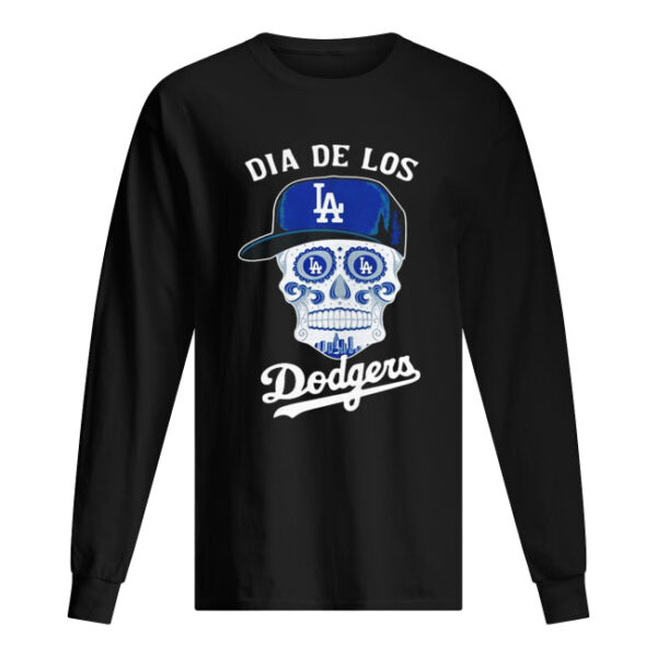 Dia De Los Dodger halloween sugar skull shirt