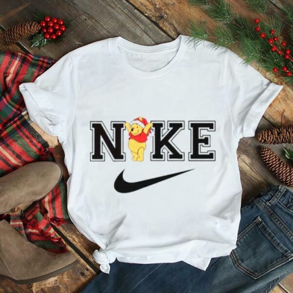 Disney Christmas Winnie The Pooh Nike Logo 2023 Shirt