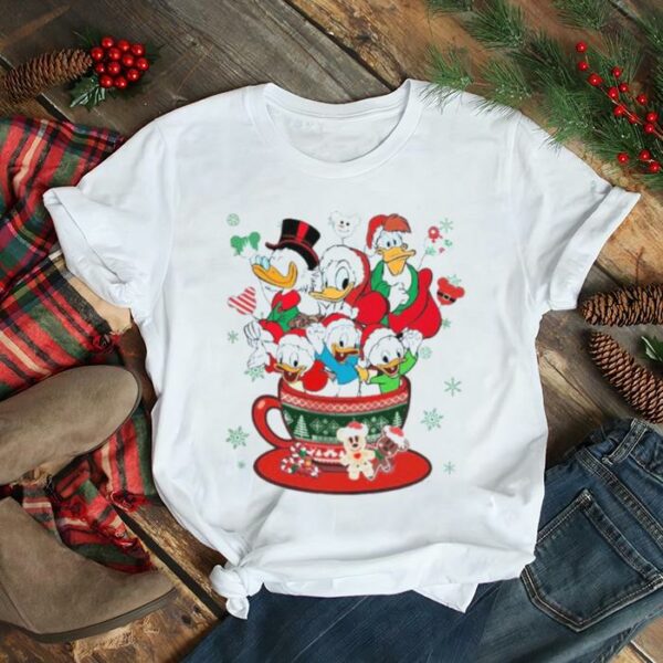 Disney Ducktales Christmas Coffee Cup Balloon shirt