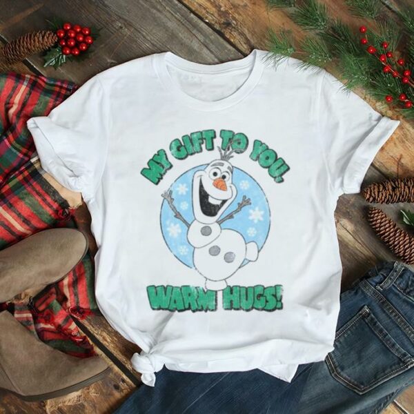 Disney Frozen Olaf My Gift To You Warm Hugs Christmas shirt